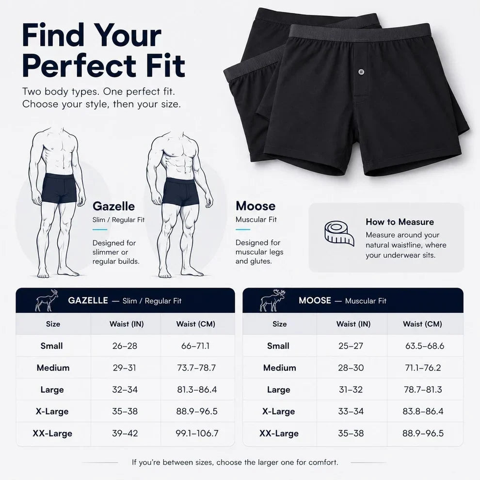 Men Organic Cotton Trunks