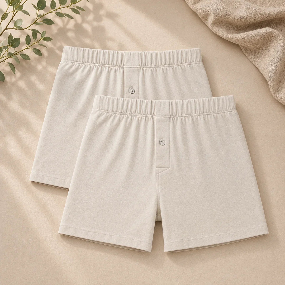 Men's Organic Cotton BALL-NATURAL Boxers
