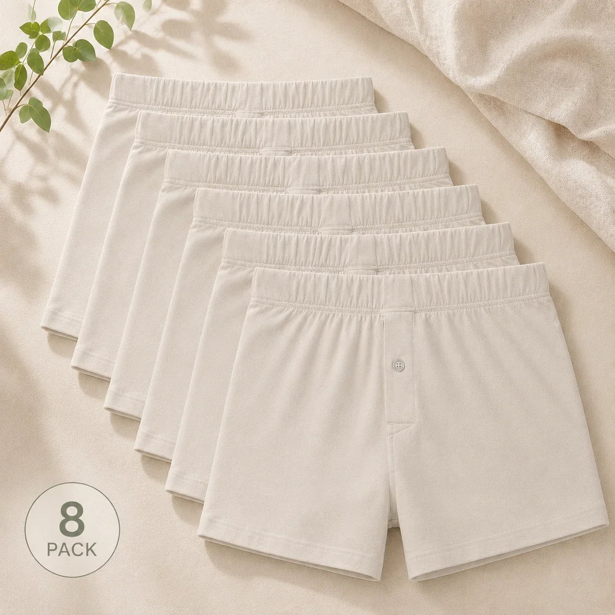 Men's Organic Cotton BALL-NATURAL Boxers