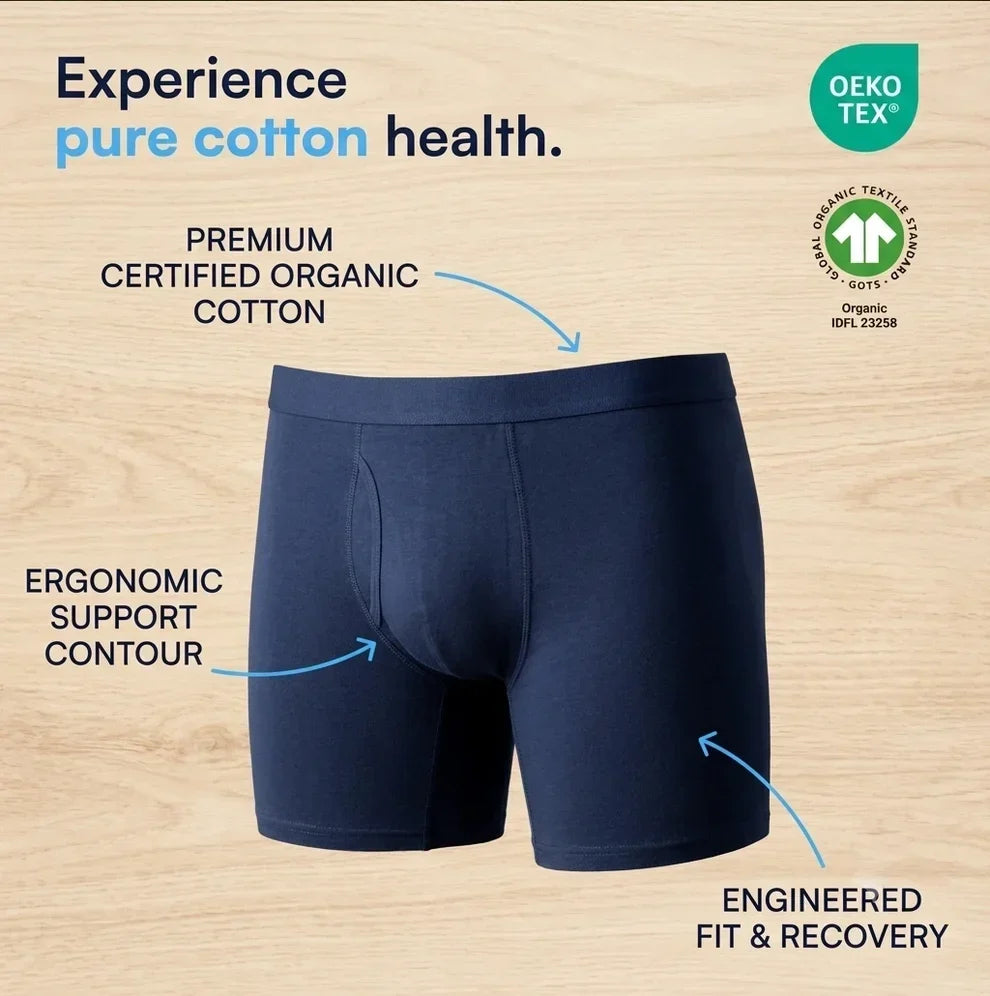 Men Organic Cotton Trunks